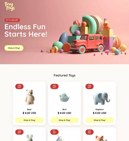 Instapage website builder interface showing a landing page preview with editing tools on the sidebar.