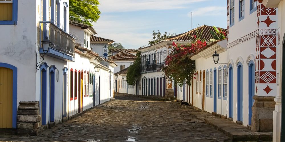 O centro histórico de Paraty