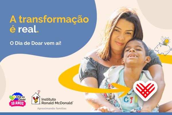 Dia de Doar: um abraço nacional pela saúde infantojuvenil