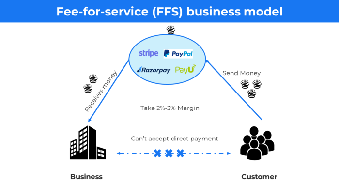 Fee-for-service (FFS) business model