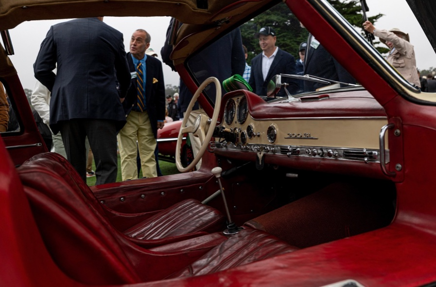 Mercedes-Benz 300 SL Gullwing, 1955. Mercedes produced the two-seat gullwing coupe from 1954–1957 and the roadster from 1957–1963