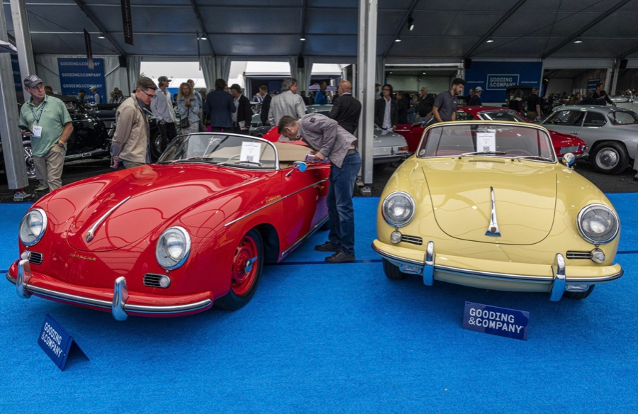 1956 Porsche 356 A Speedster at Gooding & Co. The Porsche 356 is a lightweight,