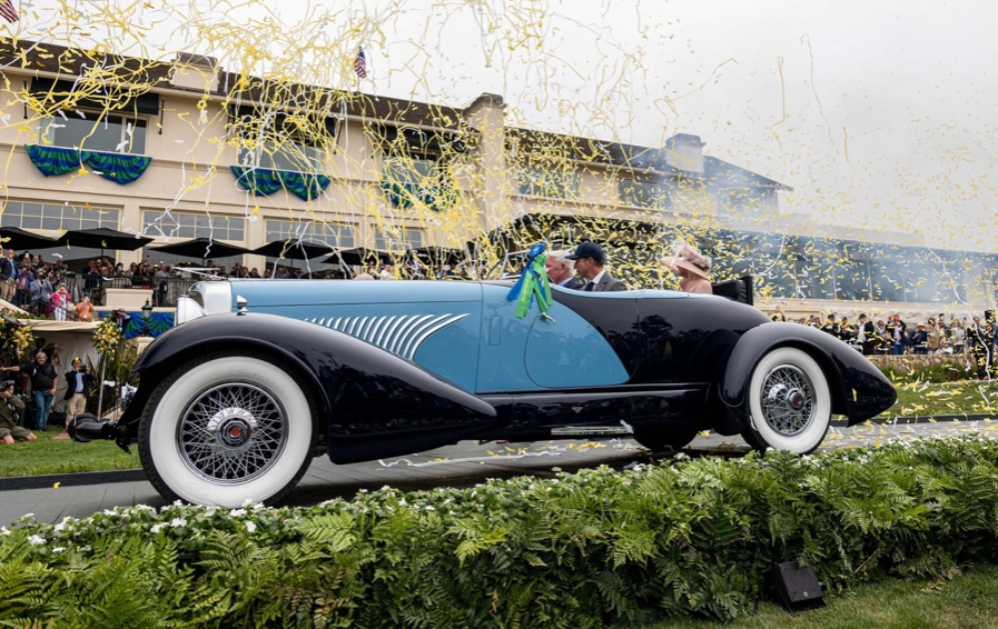 This 1932 Duesenberg J Figoni Sports Torpedo earned Best of Show in 2022.