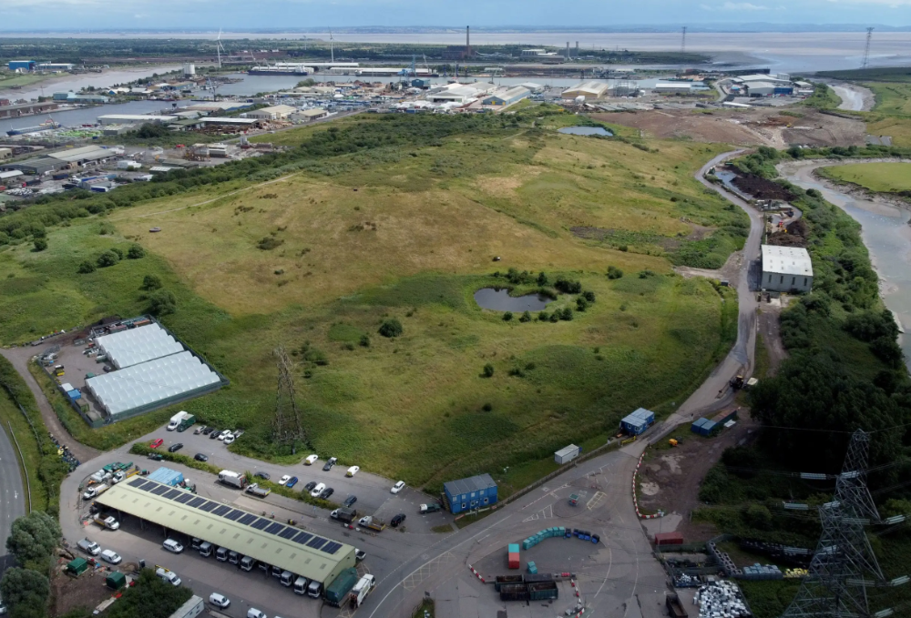 The Newport, Wales, landfill from the air. Darren Britton / Wales News