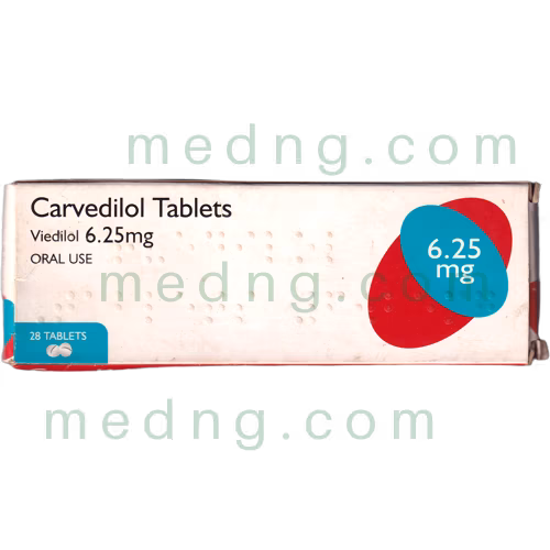 Carvedilol 6.25 mg tabl. #28