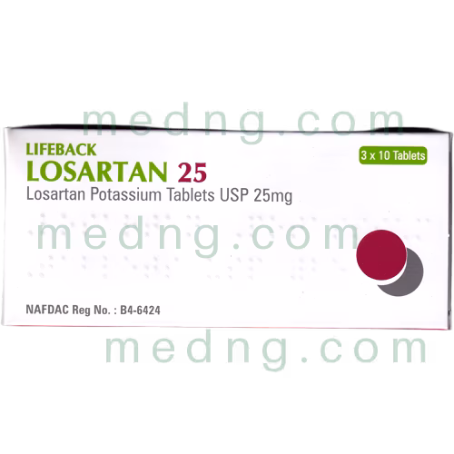 Lifeback Losartan 25 mg tabl. #30