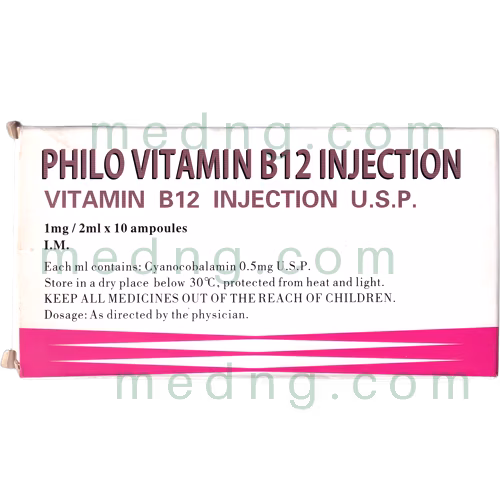 Philo Vitamin B12 sol. for inj. ampoules 2.0 ml #10