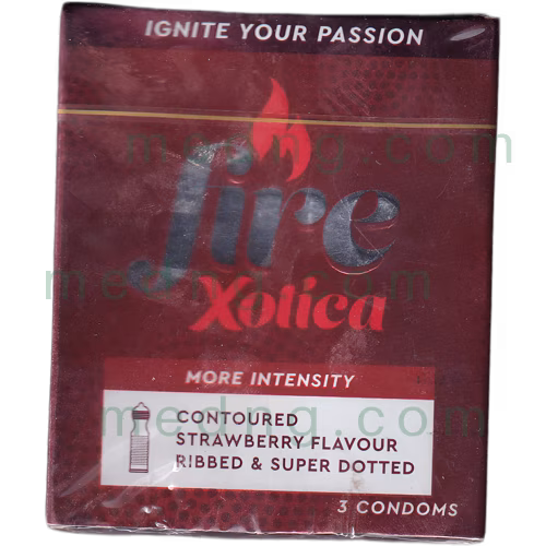 Fire Xolica More Intensity Strawberry Condoms #3