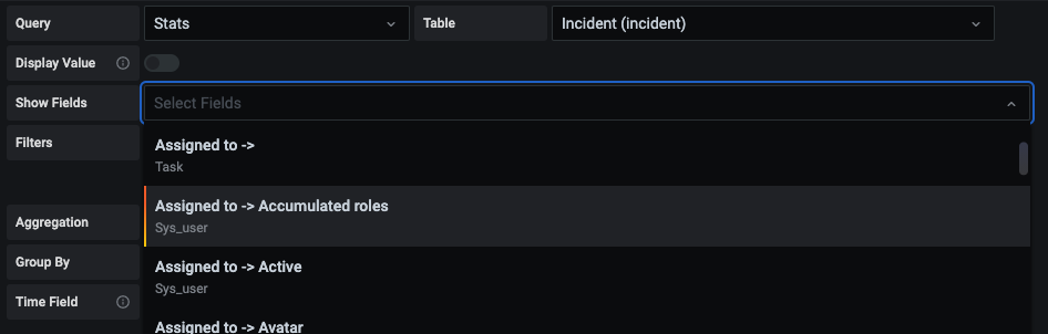 field reference expanded