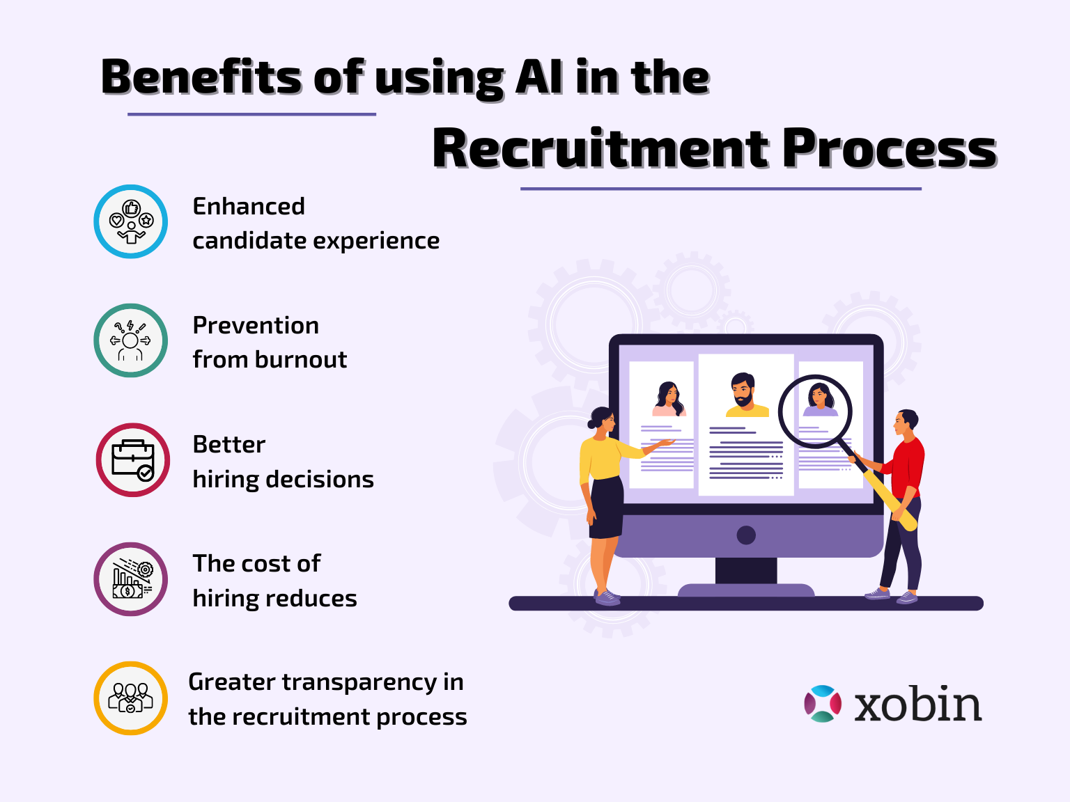 Benefits of using AI in hiring