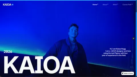 HomePage to my Portfolio