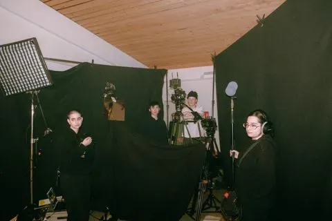 It was an intense shoot (the team was unpaid, and it took place on a Sunday, oops...).