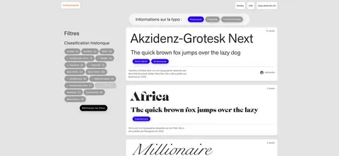 An example of the application of filters.