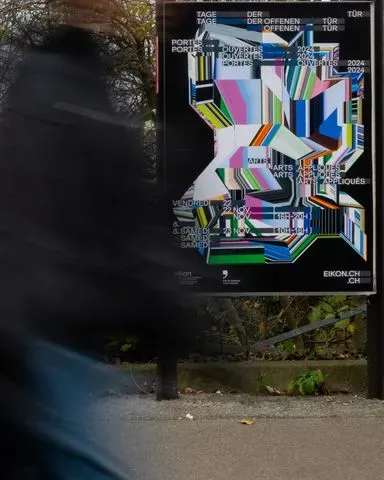 The poster we created in the street