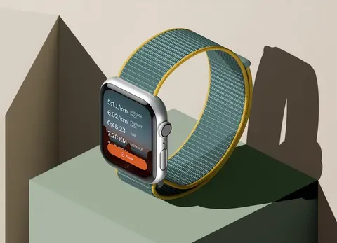 Apple watch – what is seen by the user during a run