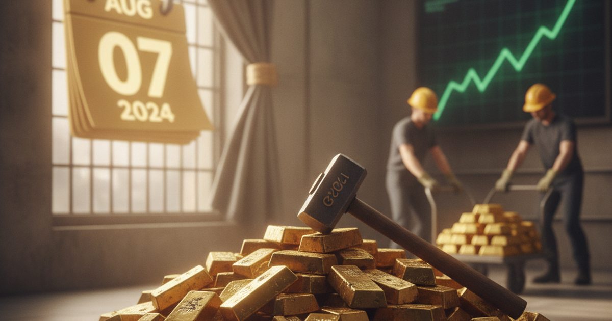 GOLD editorial cover (commodities)