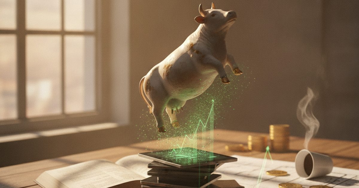 COW editorial cover (crypto)