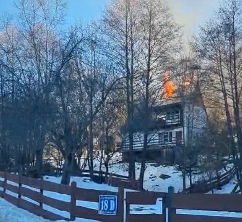 Wójtowice - pożar budynku mieszkalnego