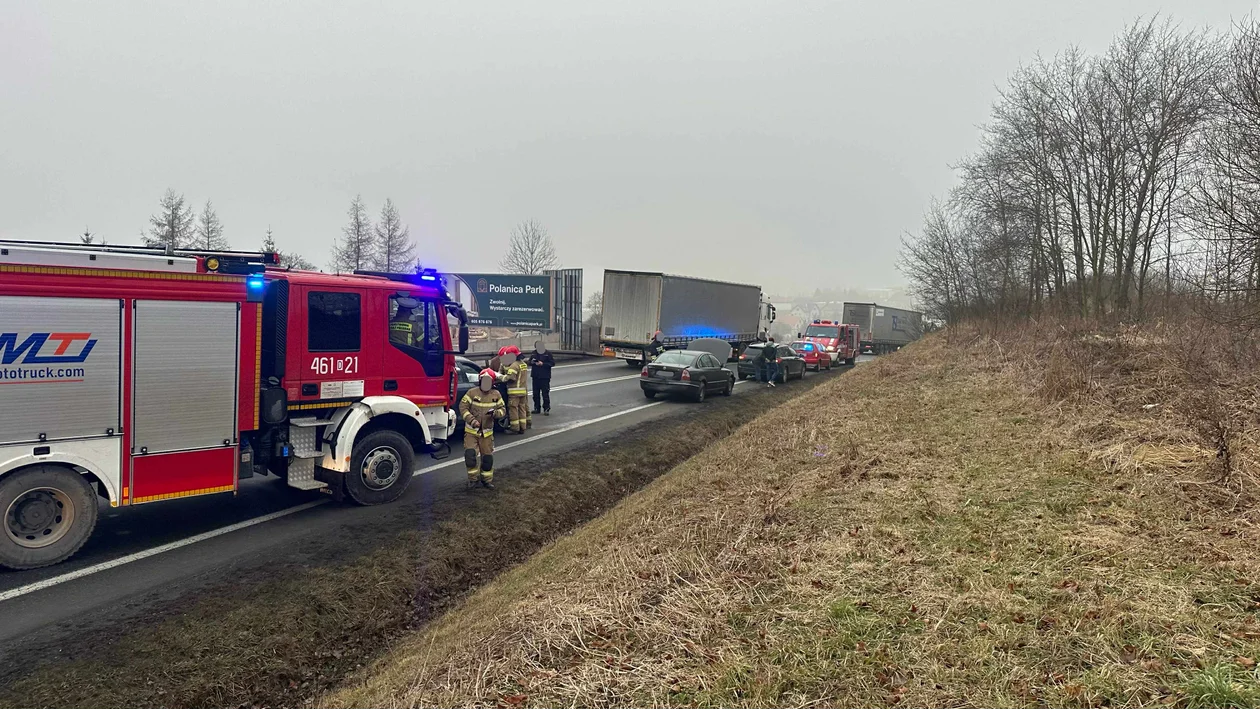 Szalejów Górny - zderzenie trzech pojazdów
