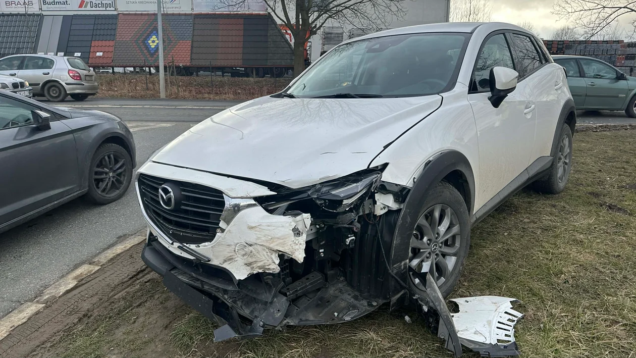 Kłodzko - kolizja na Noworudzkiej