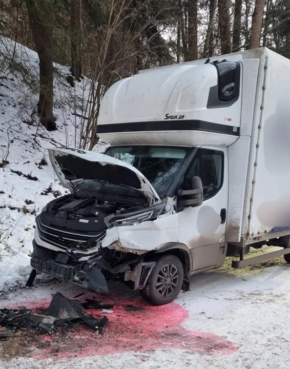 Międzylesie - zderzenia dwóch aut