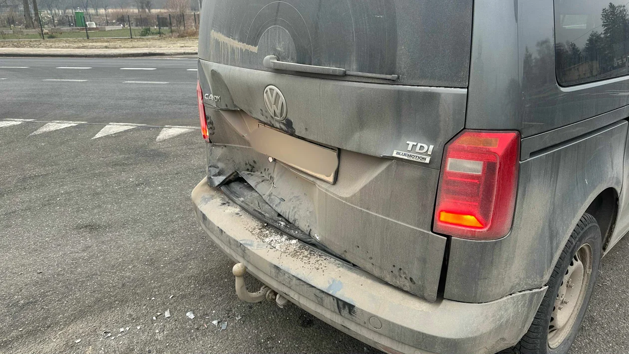 Żelazno - najechanie na tył