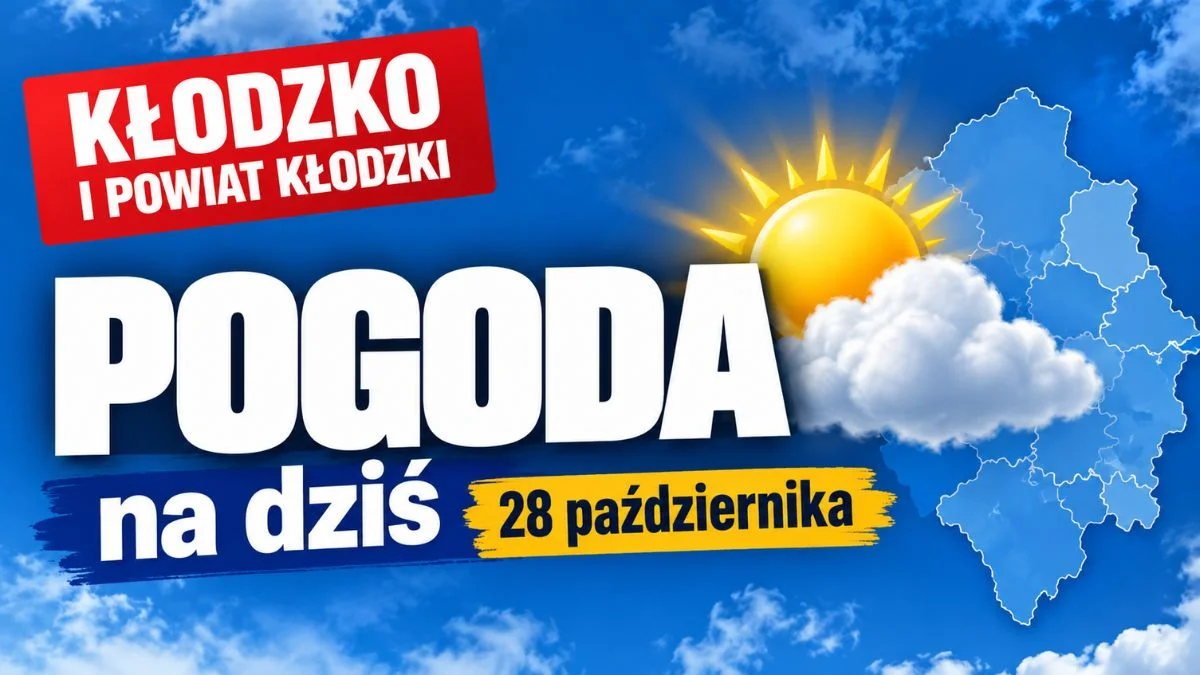 Pogoda Kłodzko dzisiaj, 28.10.2026. Deszcz po południu, a co czeka nas w nocy? Prognoza dla powiatu kłodzkiego