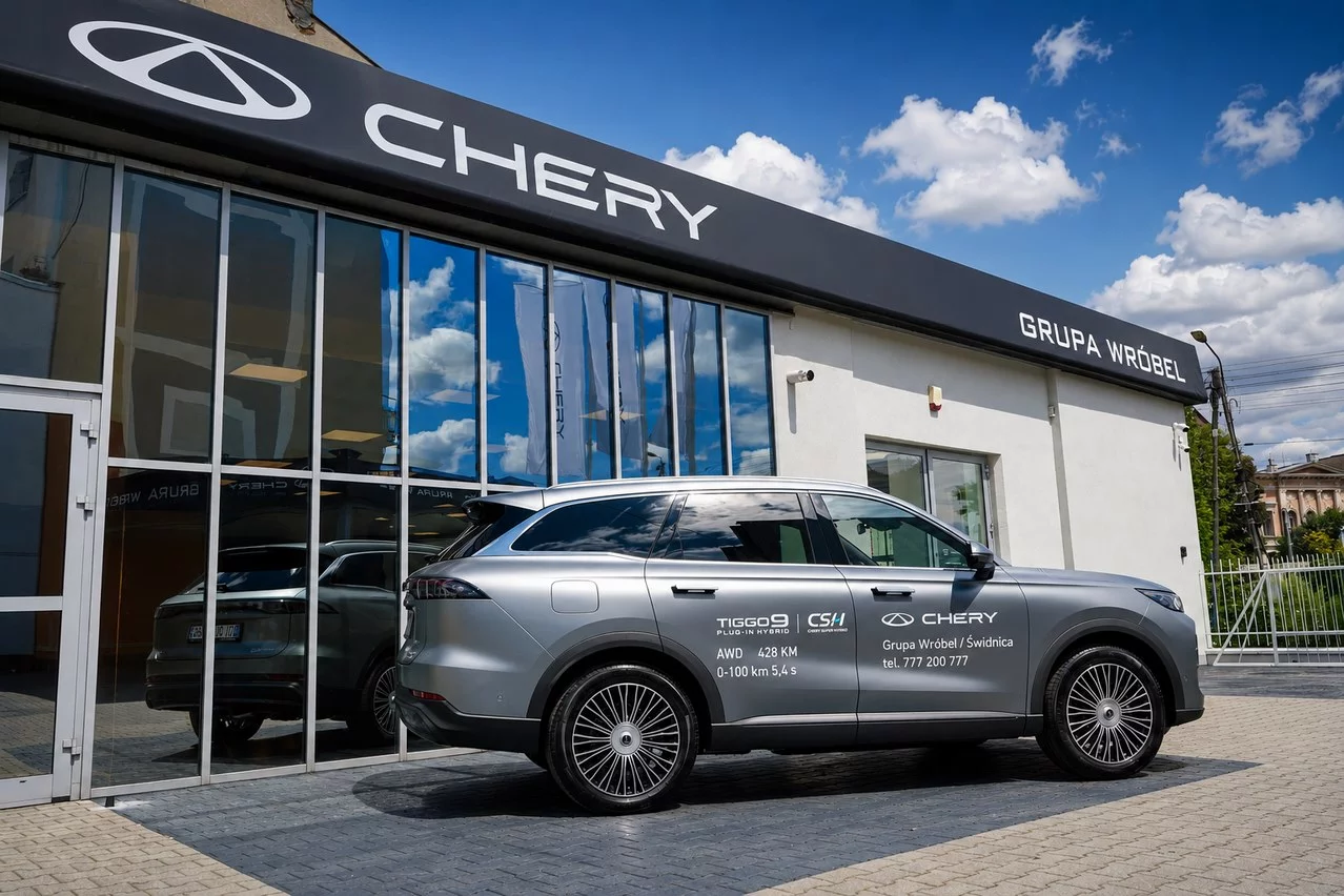 CHERY Grupa Wróbel – nowoczesne SUV-y, hybrydy i 7 lat gwarancji. Poznaj ofertę salonów w Świdnicy i Lubinie