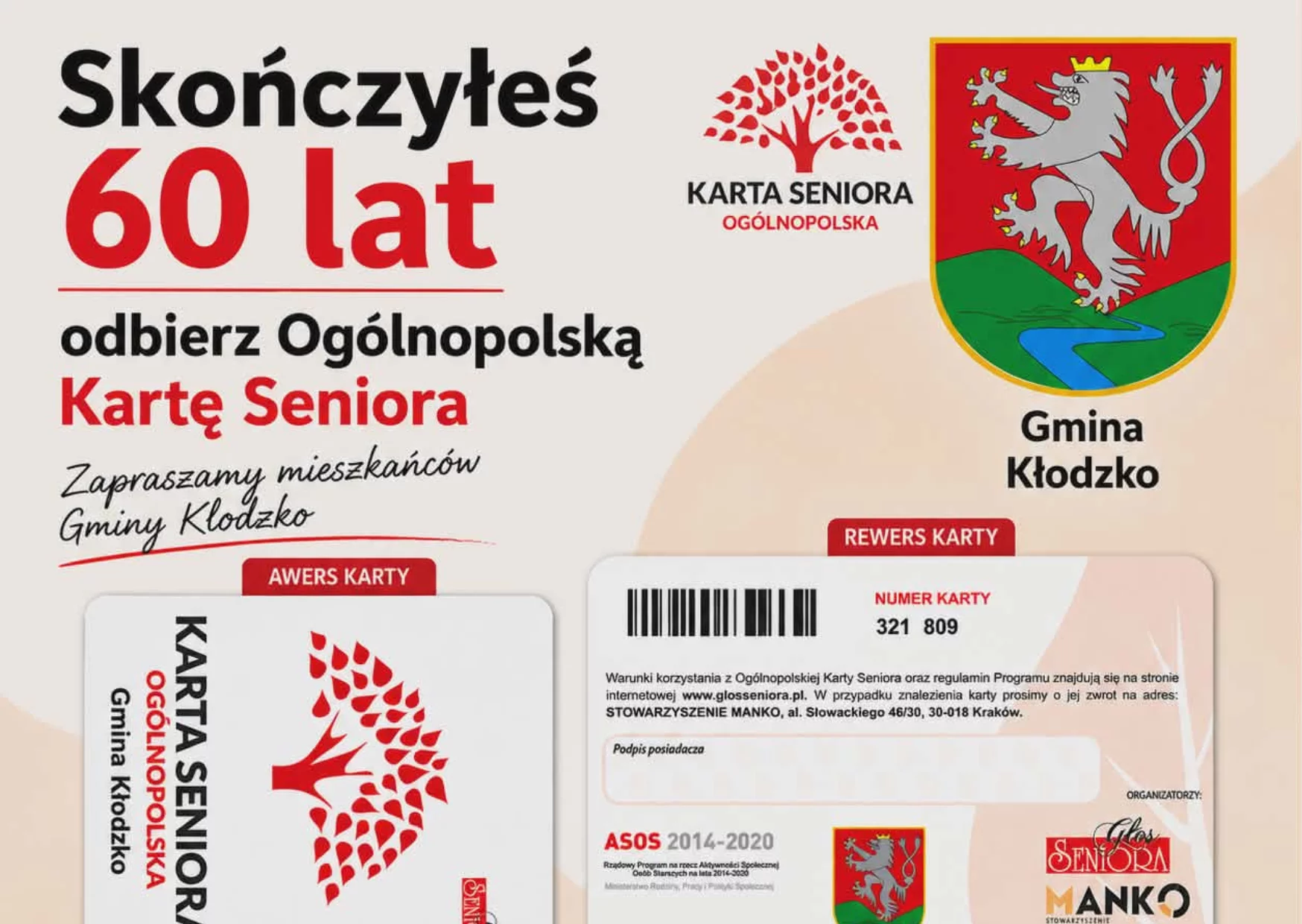 Karta Seniora dla mieszkańców Gminy Kłodzko
