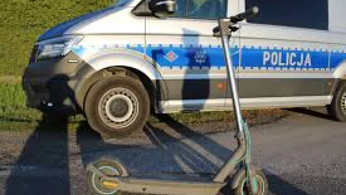 Lądek-Zdrój. Jechał kompletnie pijany hulajnogą. Dostał mandat 2500 zł