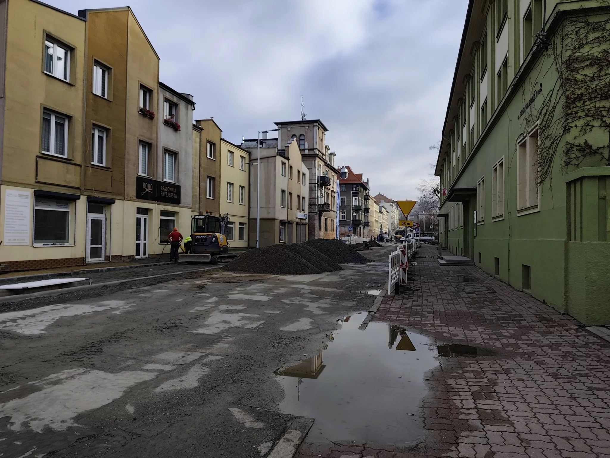 Kłodzko. Remont ul. Grunwaldzkiej: Nowy Początek po powodzi [zdjęcia]