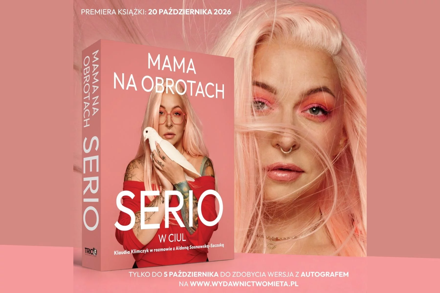Mama na Obrotach wyda pierwszą książkę. W listopadzie wystąpi także w Kłodzku