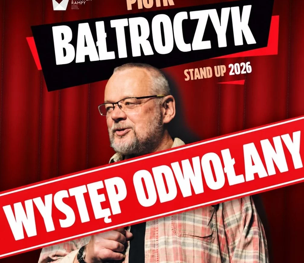 MOK Nowa Ruda: Występ Piotra Bałtroczyka odwołany [zdjęcie]