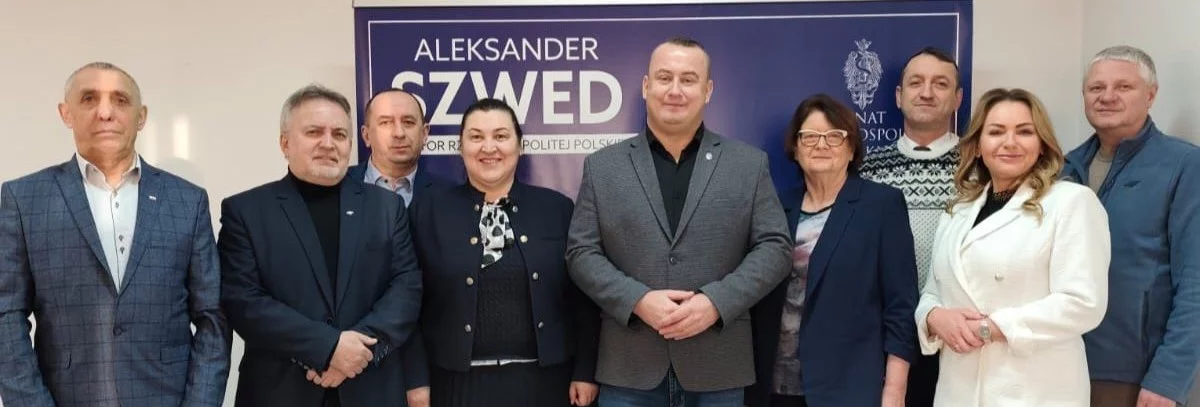 Spotkanie senatora Aleksandra Szweda z Klubem Radnych PiS