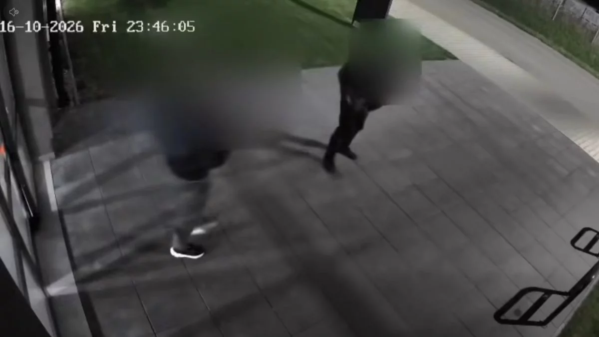 Ząbkowice Śląskie. Dwie osoby uszkodziły drzwi przychodni Dobromed. Wszystko nagrał monitoring