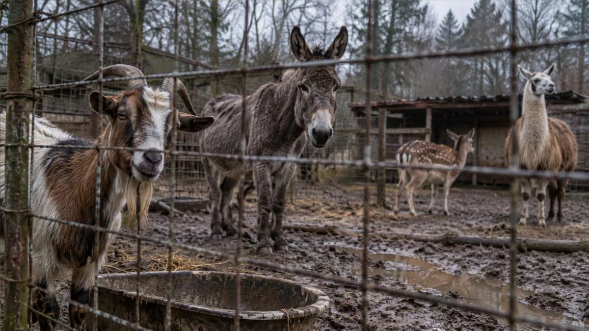 Wielka akcja w ZOO Łączna. Pięć osób z zarzutami, dziesiątki zwierząt zabrane z ogrodu