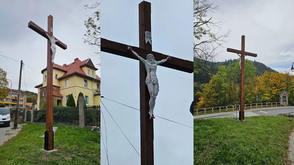 Krzyż wrócił na swoje miejsce w Bardzie. Zakończyła się jego renowacja