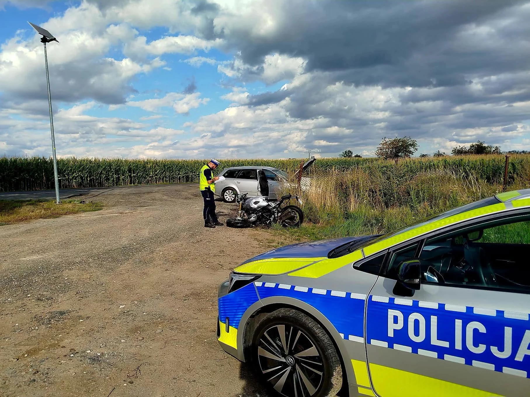 Tragiczny wypadek pod Ząbkowicami Śląskimi. Nie żyje 39-letni motocyklista