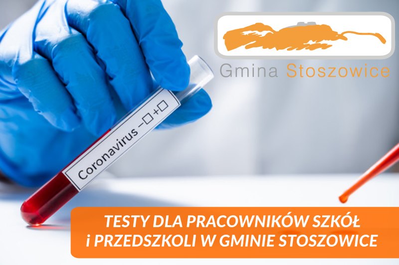 Gmina Stoszowice robi testy pracownikom oświaty - Zdjęcie główne