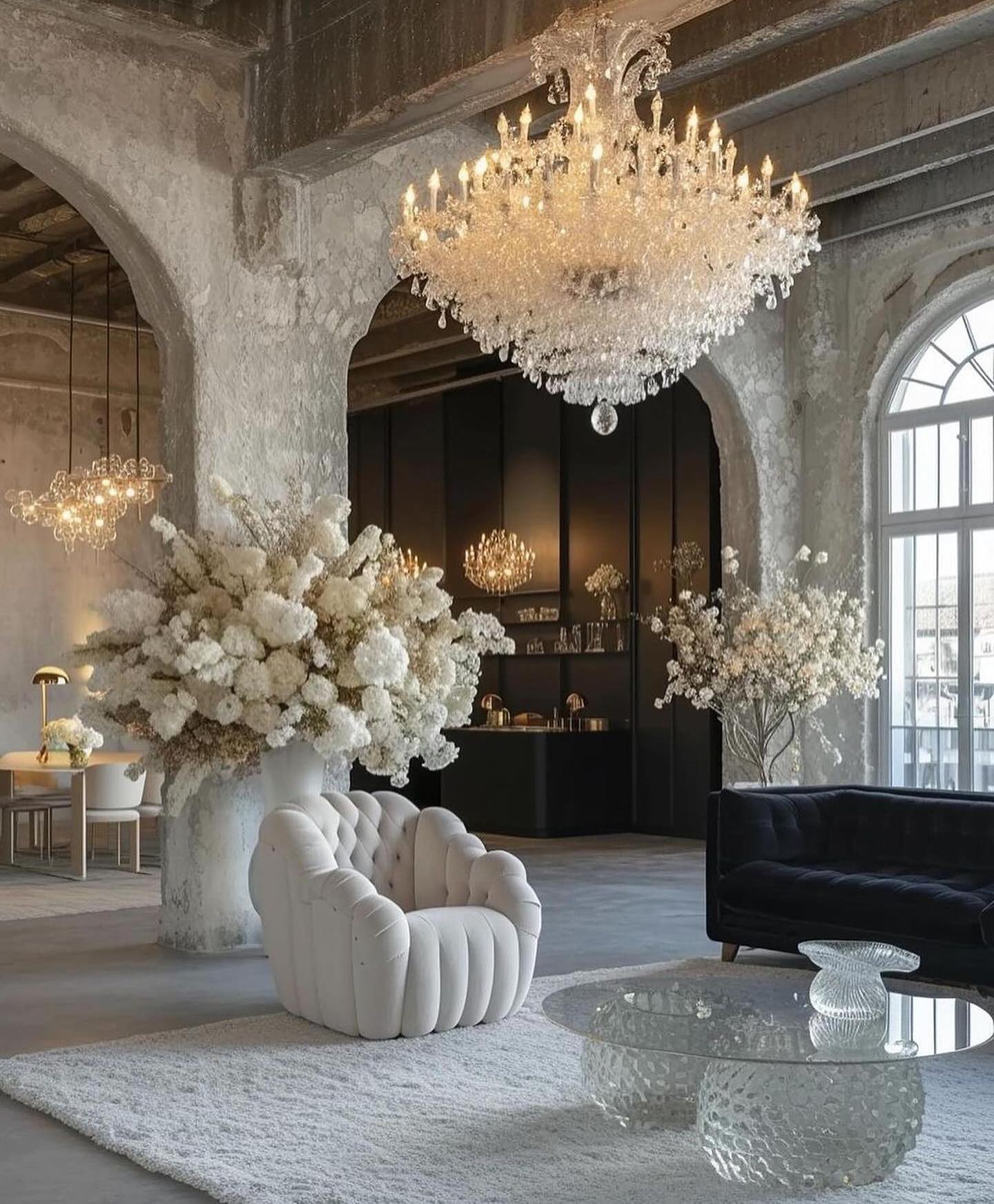 Luxuriöses Loft-Statement: Eleganz trifft auf industrielle Rohheit