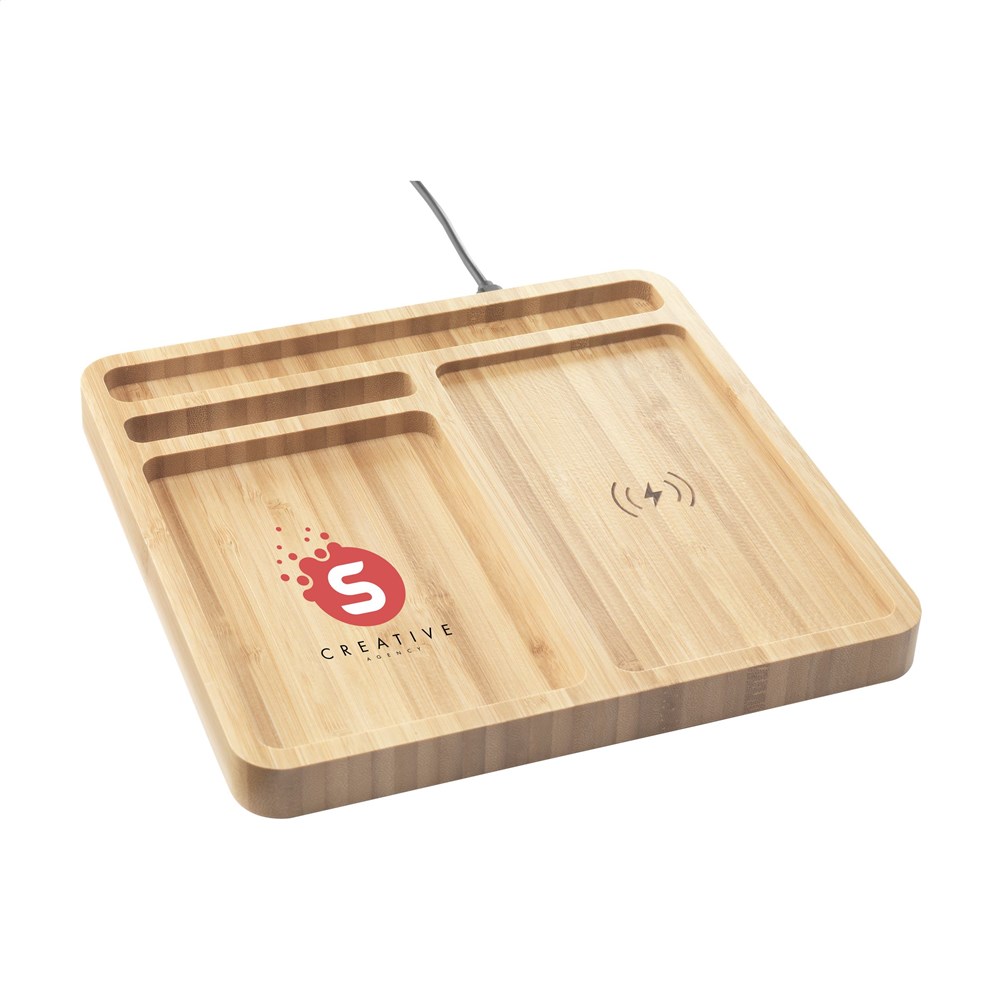 Bamboo Organizer oplader