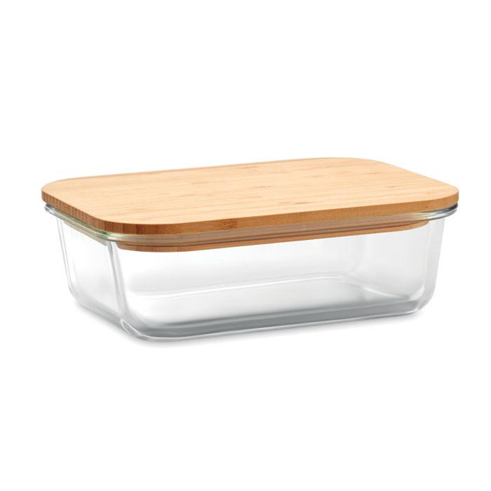 Lunchbox glas bamboe deksel9000