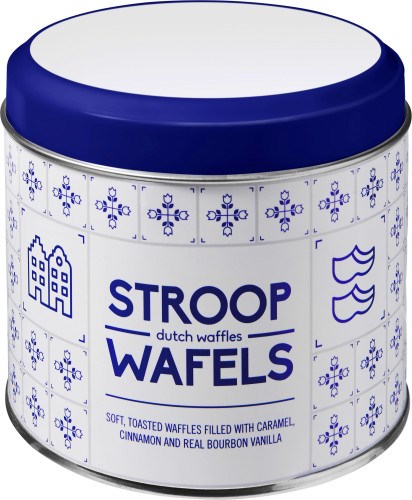 Blik voor stoopwafels