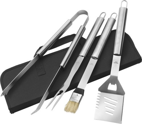 RVS barbeque set