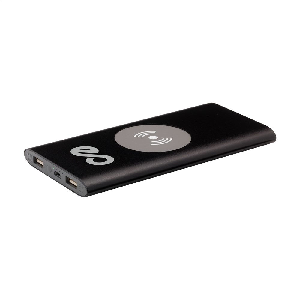 Aluminium 8000 Wireless Powerbank draadloze oplader