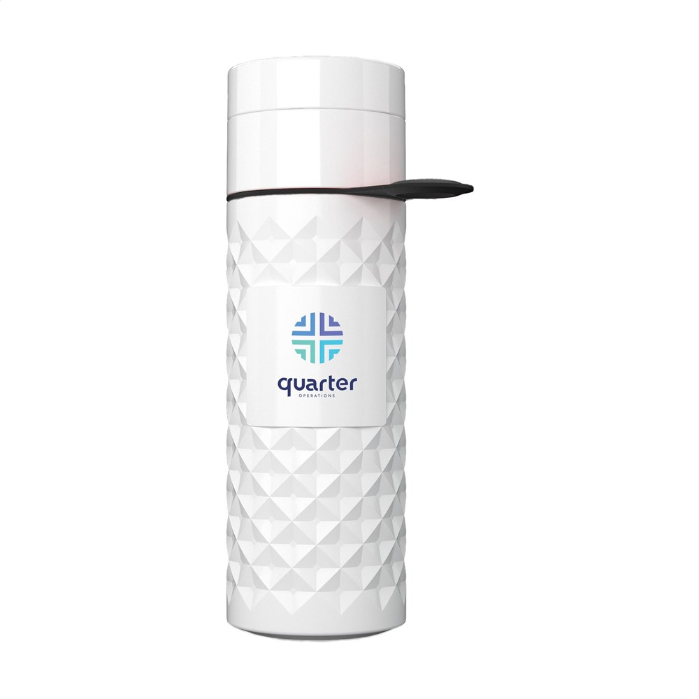Join The Pipe Nairobi Ring Bottle White 500ml waterfles Join The Pipe Nairobi Ring Bottle White 500ml waterfles