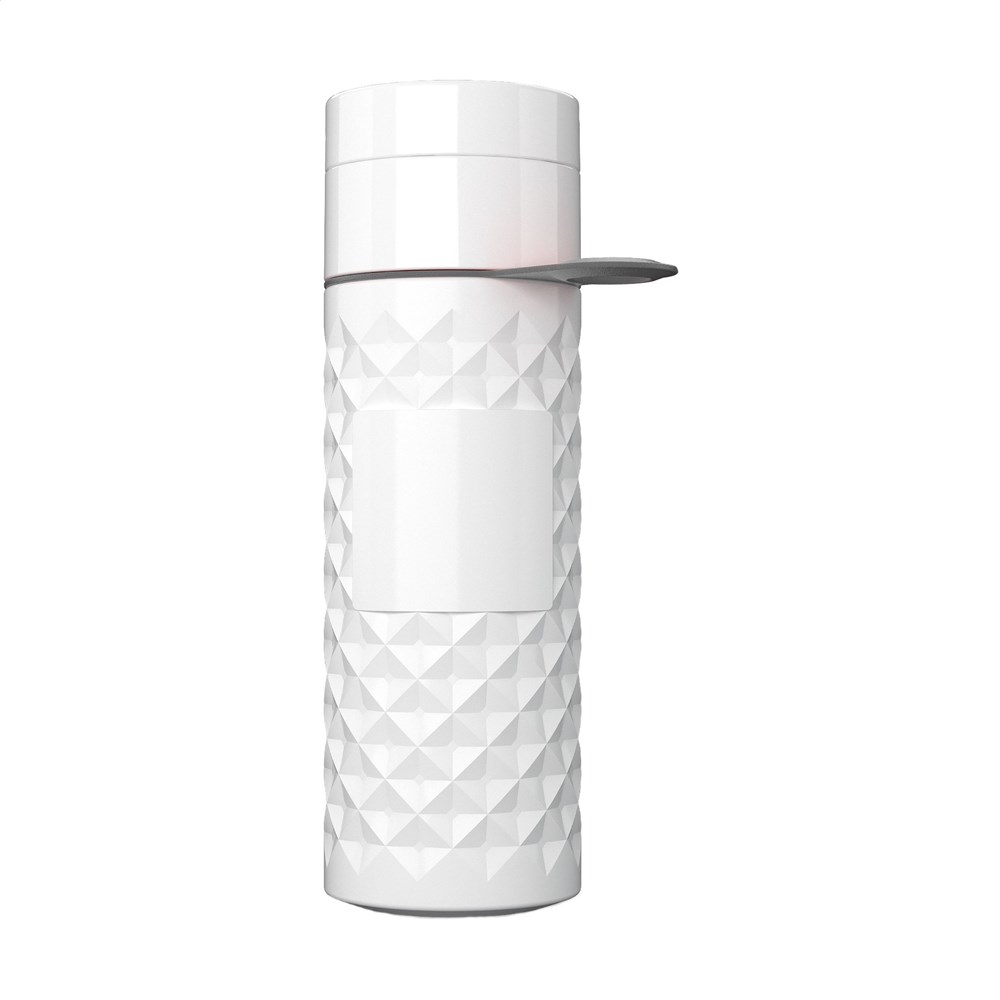 Join The Pipe Nairobi Ring Bottle White 500ml waterfles Join The Pipe Nairobi Ring Bottle White 500ml waterfles