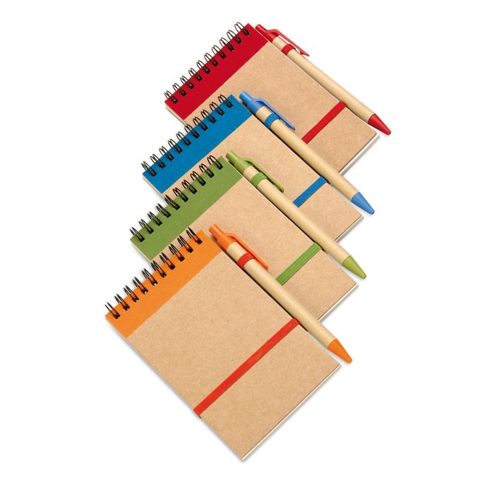 A6 notitieblok en balpen A6 notitieblok en balpen