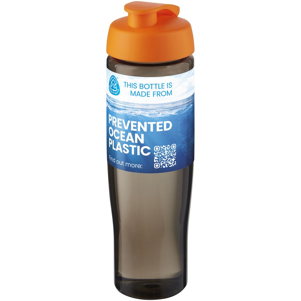 H2O Active® Eco Tempo drinkfles van 700 ml met klapdeksel H2O Active® Eco Tempo drinkfles van 700 ml met klapdeksel