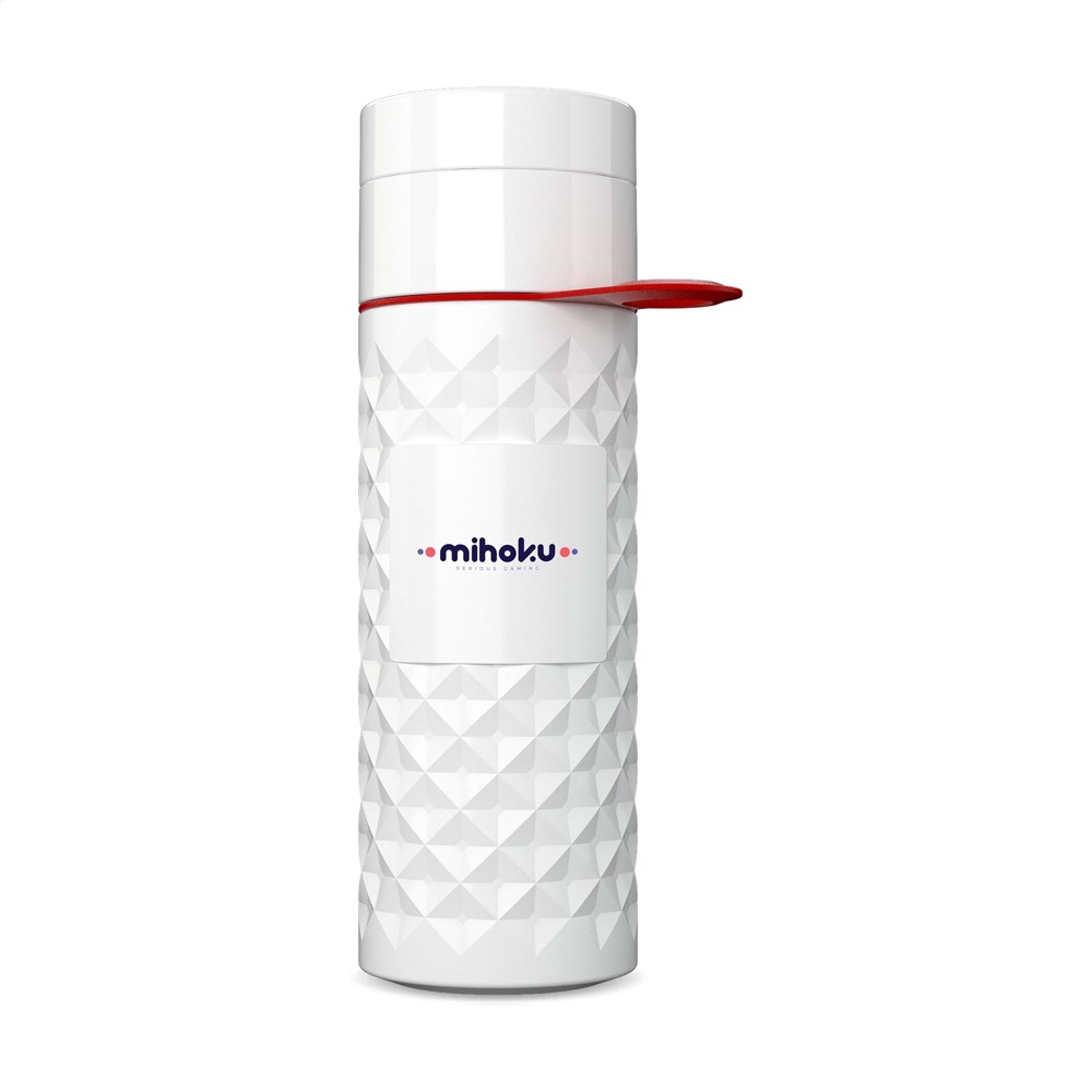 Join The Pipe Nairobi Ring Bottle White 500ml waterfles Join The Pipe Nairobi Ring Bottle White 500ml waterfles